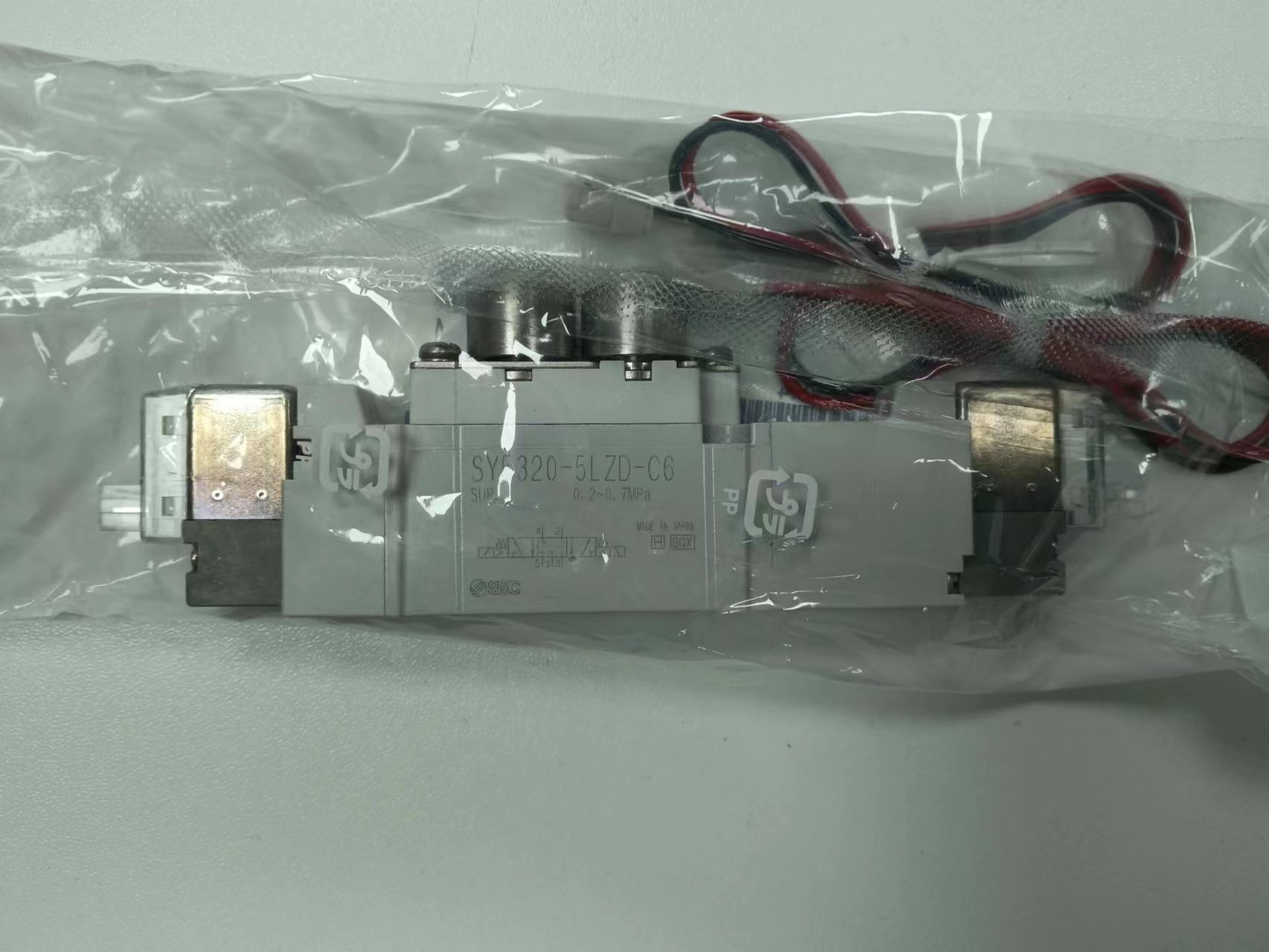 SMC 5通口電磁閥 SY5320-5LZ-C6-F2直接配管型