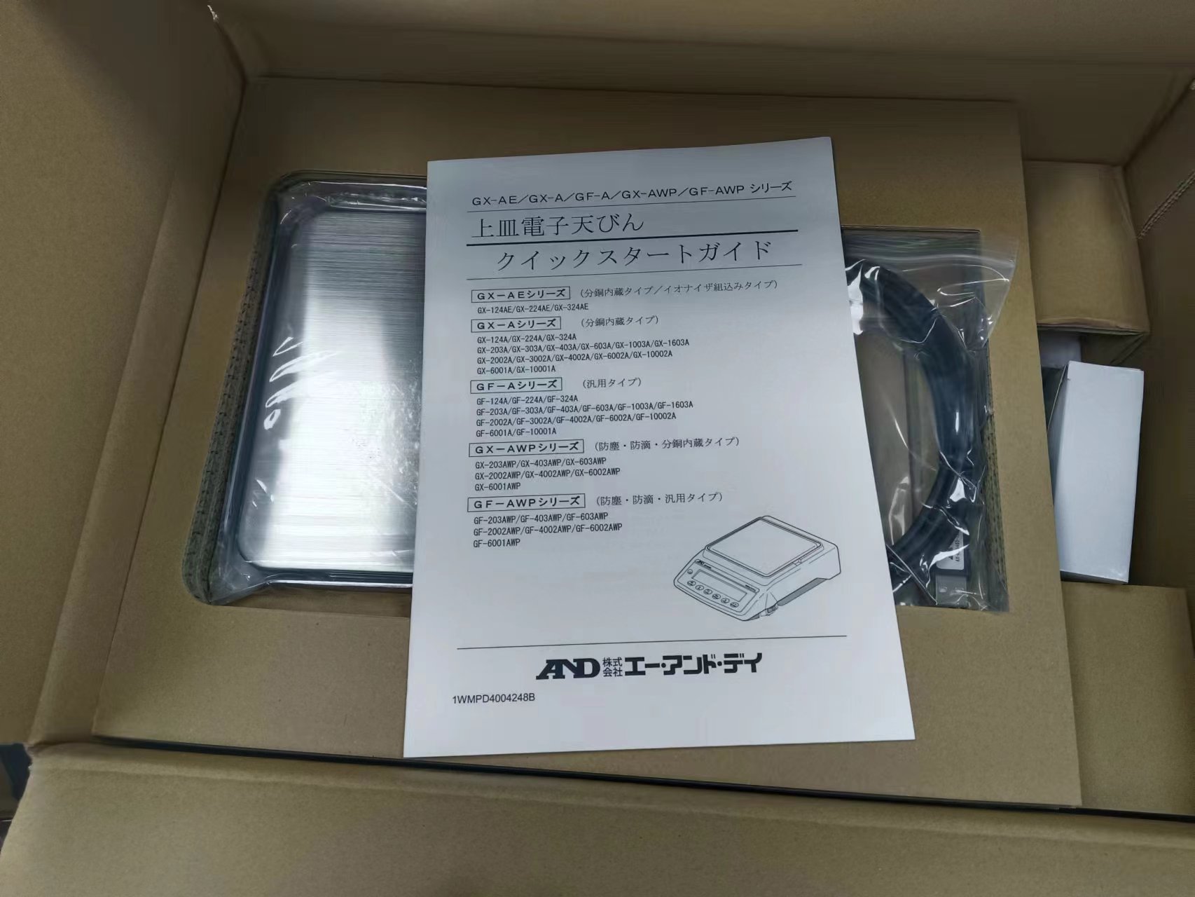 日本AND爱安德 GX-6002A 防尘防水电子天平