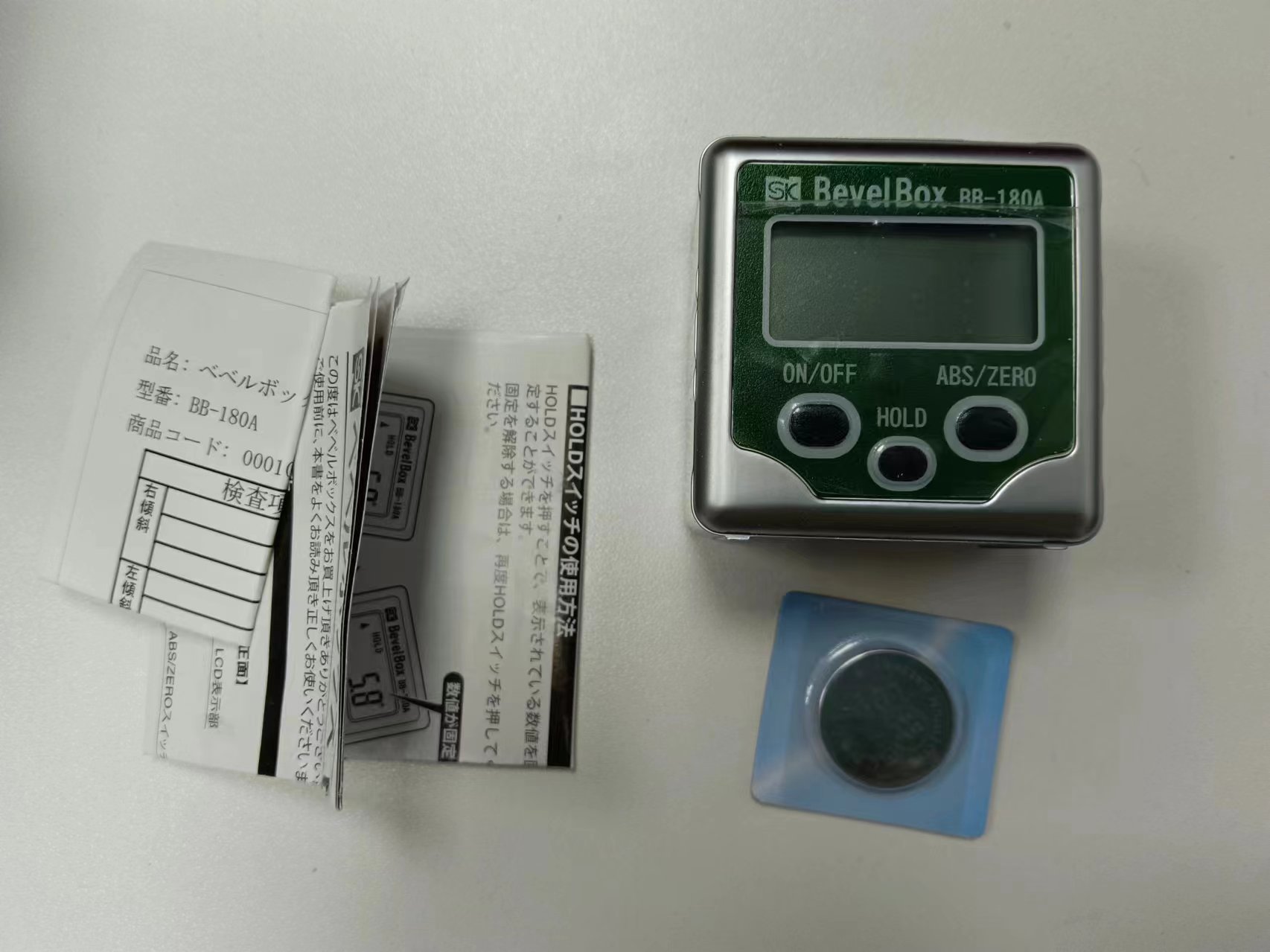 SK 新泻精机箱式斜角计数显角度计 BB-180A
