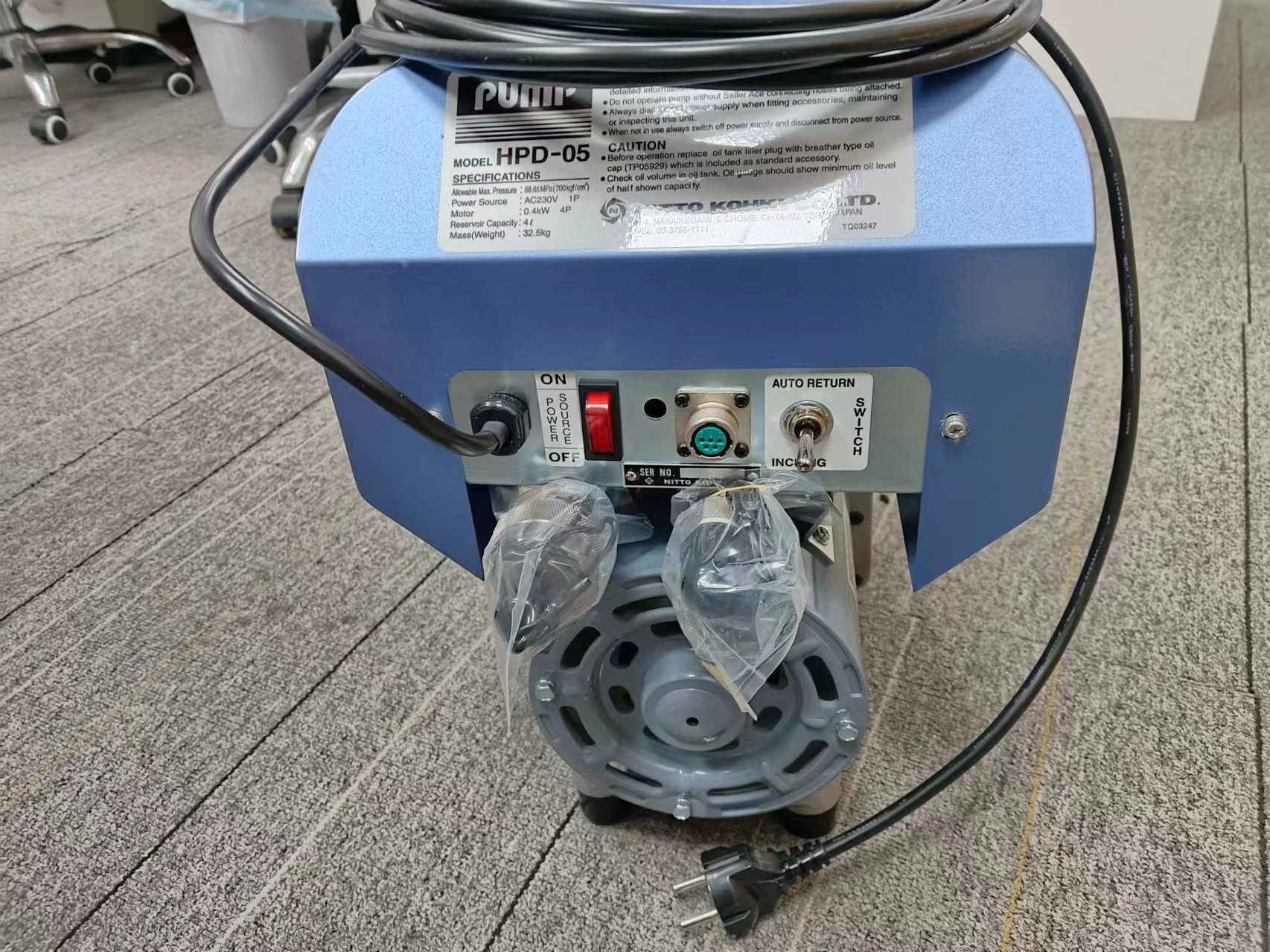 NITTO KOHKI日东工器油庄式角材加工机器HPD-05
