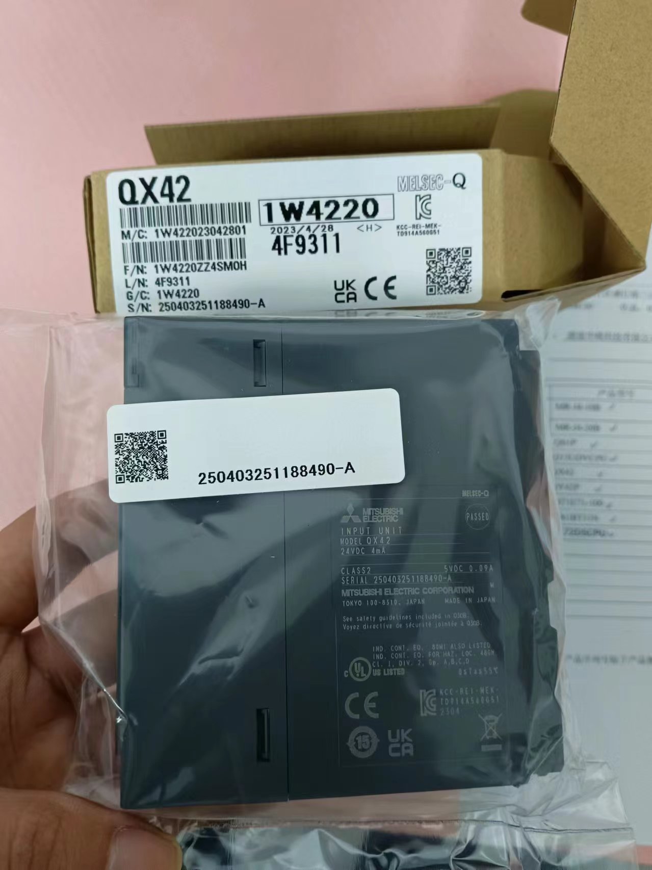 Mitsubishi三菱直流输入单元（正向公共型）QX42