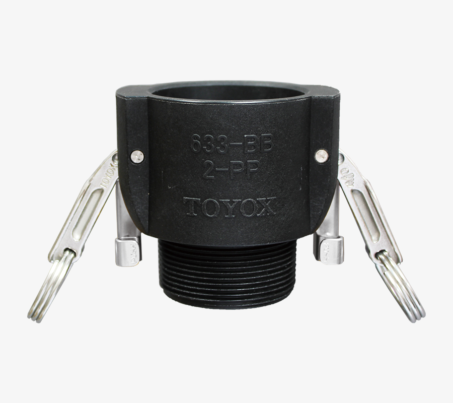 日本原装进口TOYOX东洋克斯KAMLOK耦合器外螺纹633-BBL-PP
