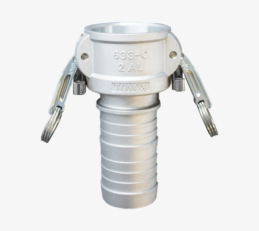 日本原装进口TOYOX东洋克斯KAMLOK耦合器胶管柄633-C3/4AL