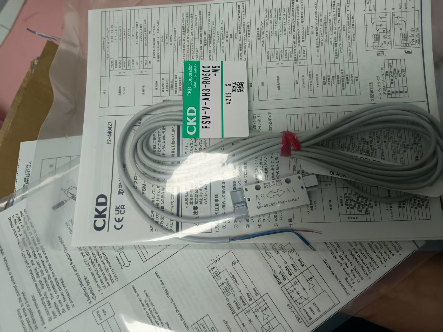 CKD喜开理 传感器   FSM-V-AH3-R0500-M5