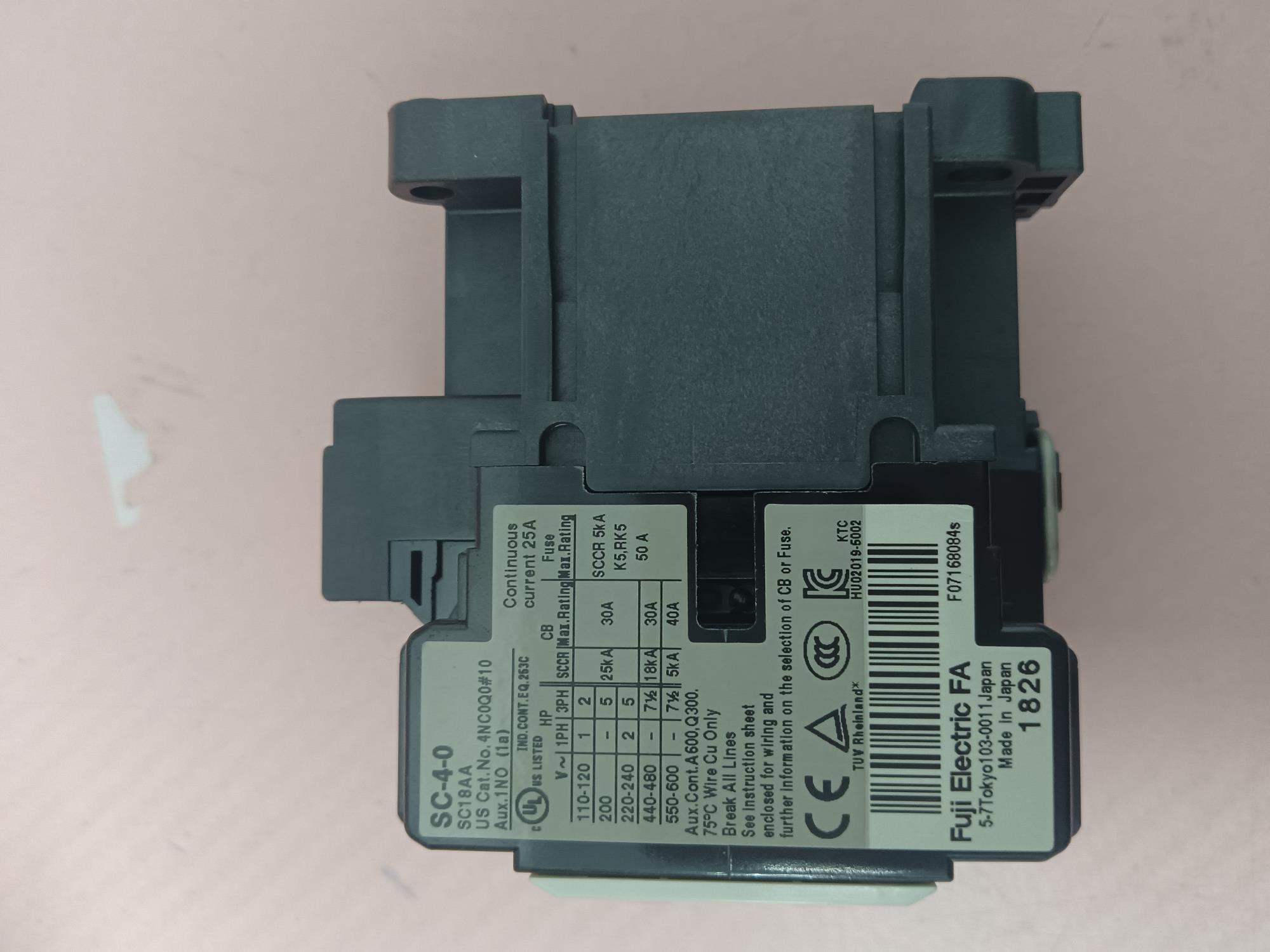 FUJIELECTRIC富士电机  接触器 SC-4-0