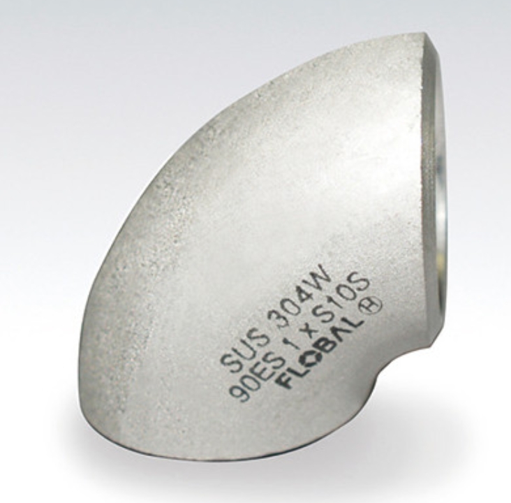 FLOBAL福禄伯乐不锈钢焊接接头短弯头B-90E（S）-10S-1”