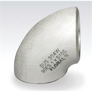 FLOBAL福禄伯乐不锈钢焊接接头短弯头B-90E（S）-10S-1“1/4