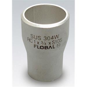 FLOBAL福禄伯乐不锈钢焊接异径管接头B-R(C)1-10S-3”×1”1/2