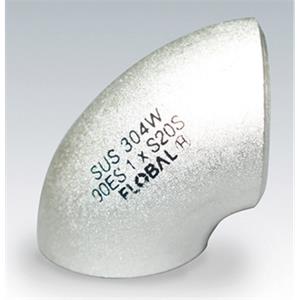 FLOBAL福禄伯乐不锈钢焊接接头短弯头B-90E（S）-20S-1”
