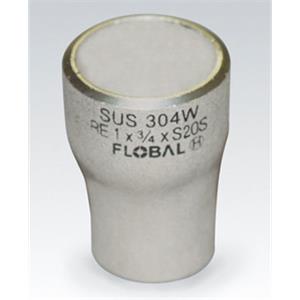 FLOBAL福禄伯乐不锈钢对焊管件接头B-R(E)1-20S-4”×3”