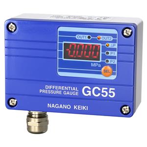 日本原装进口ANOKEIKI长野计器用于氨测量的 GC55 数字式差压计