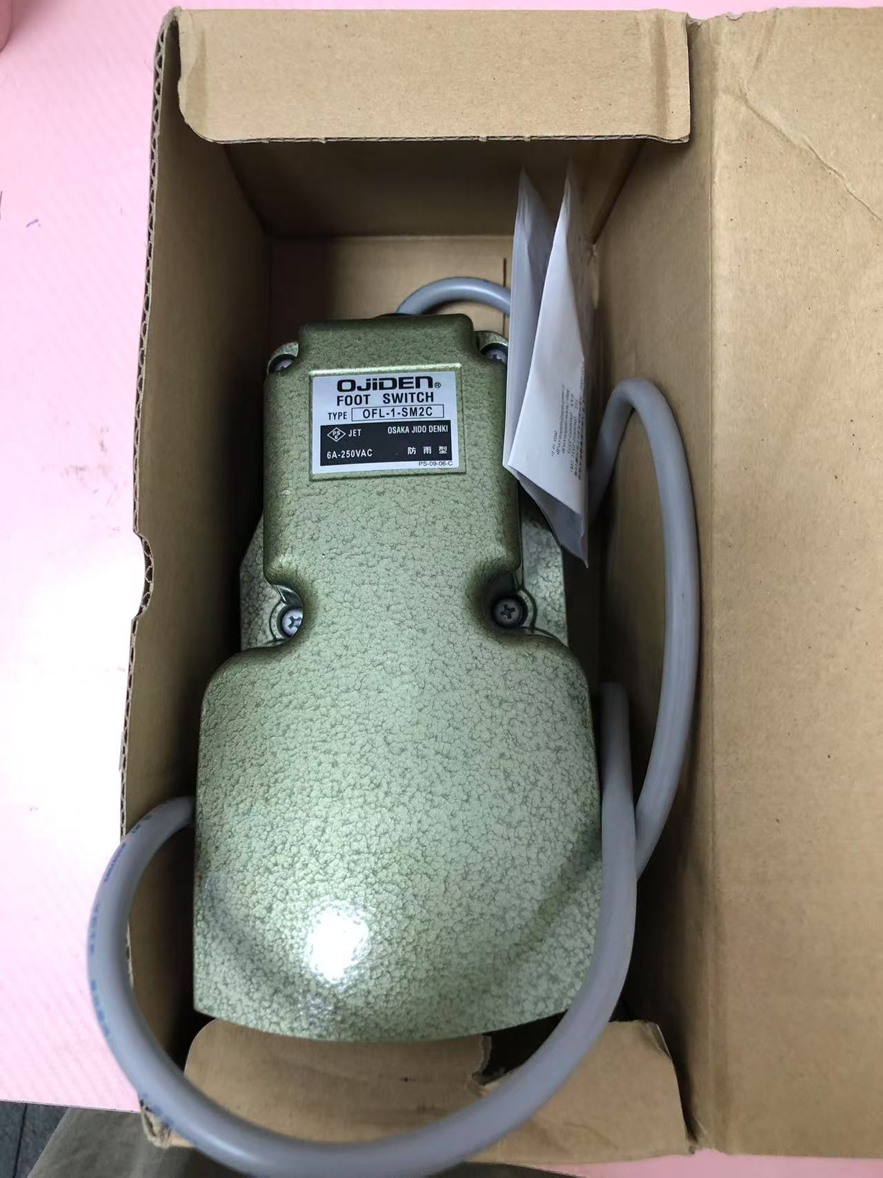 江崎中部地区办事处推荐日本原装进口OJIDEN大阪  脚踏开关OFL-1-SM2.C