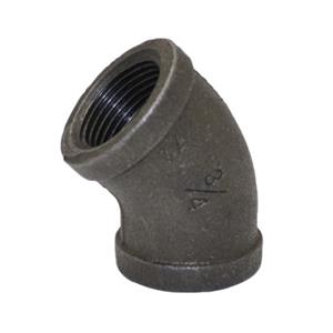 FLOBAL福禄伯乐黑色接头45°弯头45BL-02