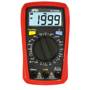 AND爱安德数字万用表AD-5529A AND爱安德数字万用表AD-5529A
