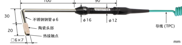 ANRITSU安立计器E型热电偶S-423E-01-1-TPC1-ANP