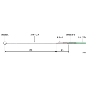 ANRITSU安立计器内藏磁铁型表面温度传感器K型热电偶BS-91K-010-TS1-ANP ANRITSU安立计器内藏磁铁型表面温度传感器K型热电偶BS-91K-010-TS1-ANP