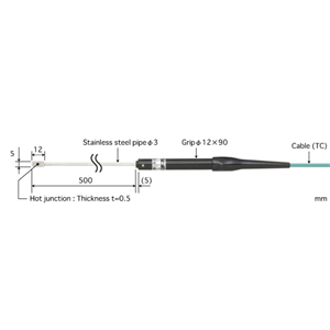 ANRITSU安立计器空气用温度传感器K型热电偶AT-30K-050-1-TC1-ANP ANRITSU安立计器空气用温度传感器K型热电偶AT-30K-050-1-TC1-ANP