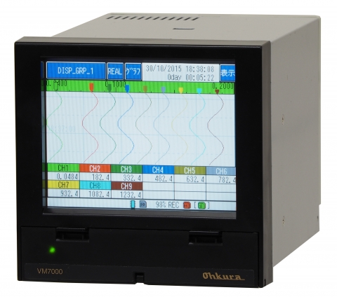 日本原装OHKURA大仓无纸化记录仪VM7000B