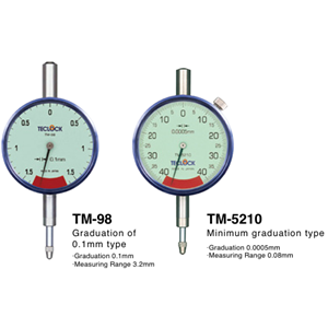 TECLOCK得乐一次革命式百分表TM-5210