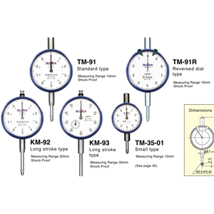 TECLOCK得乐0.1毫米表盘指示器TM-35-01