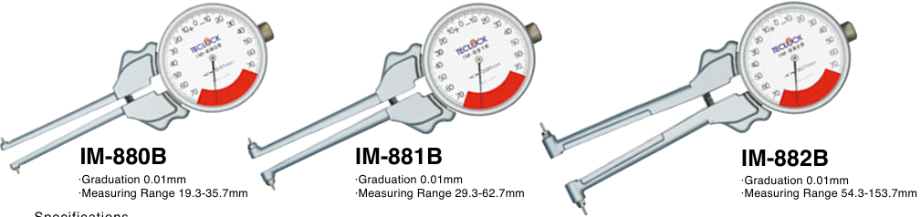 TECLOCK得乐一次革命内部表盘卡尺IM-882B