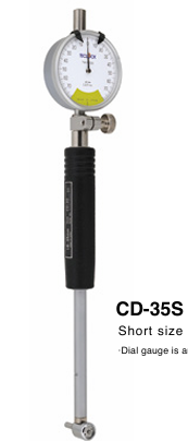 TECLOCK得乐用于浅孔的CD型孔径规CD-35F