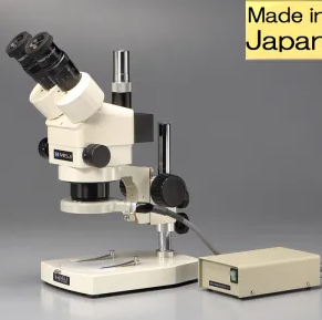日本原装MEIJI明治 带环形荧光照明的变焦可变三目体视显微镜EMZ-8TRH-P/10/305