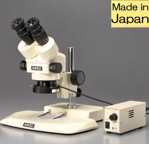 日本原装MEIJI明治 带环形 LED 照明的变焦变焦双目体视显微镜EMZ-5HPK/10/964