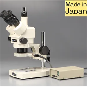 日本原装MEIJI明治 带环形荧光照明的变焦三目体视显微镜EMZ-5TRH-P/10/305