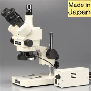 日本原装MEIJI明治 带环形 LED 照明的变焦三目体视显微镜EMZ-5TRH-P/10/964