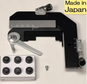 日本原装MEIJI明治 带点计数器的机械载物台MA945/MT