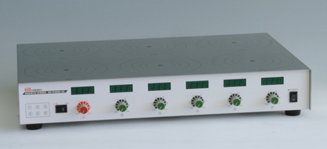 日本原装NISSIN日伸理化 强大的 6 排数字显示搅拌器SW-R1606-S6