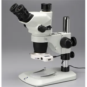 日本原装MEIJI明治 带环形照明的变焦三目立体显微镜 EM-51M2/962