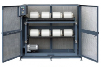 日本NITTO KAGAKU日陶科学 8台锅磨回转台(带安全罩) NT-8S