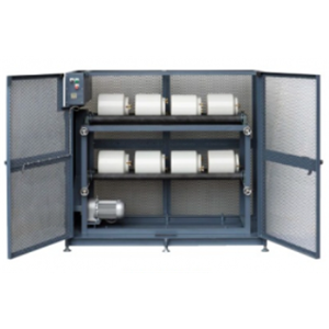 日本NITTO KAGAKU日陶科学 8台锅磨回转台（带安全罩） NT-8S