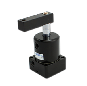 台湾CHELIC气立可 气压转角下压缸(无磁石装置) HSR系列