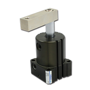 台湾CHELIC气立可 气压转角下压缸(附感应磁石) HBR系列