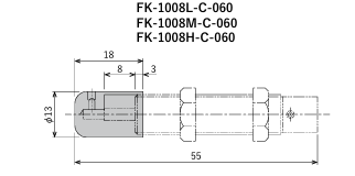 FUJILATEX不二精器 防滴盖 FK-1008L-C-060