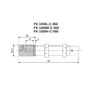 FUJILATEX不二精器 防滴盖 FK-1008H-C-060
