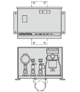 日本COSMOS新宇宙 采样器（气体采样组件）SP-1