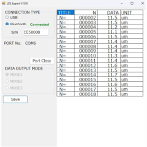 KETT凯特 PC 数据记录软件 LDL 导出