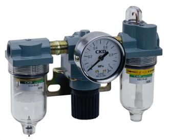 日本原装进口CKD喜开理 小型F.R.L组件·组合型K60570