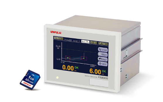 日本原装进口UNIPULSE尤尼帕斯 高响应LCD触摸面板数字指示器FS2000