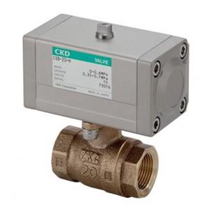 日本原装进口CKD喜开理 蒸气用气控式球阀2通阀CSBF-R
