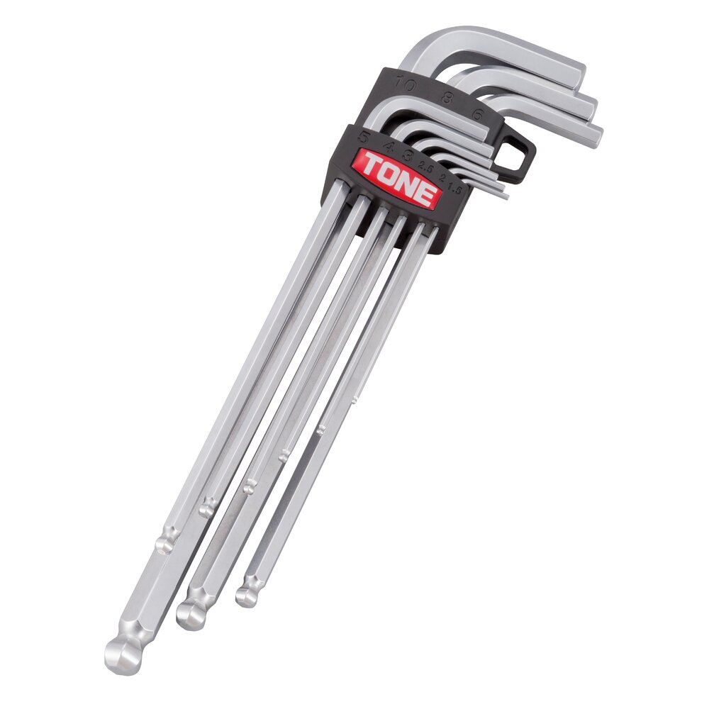 TONE前田 长球头六角扳手套装 L型BL900