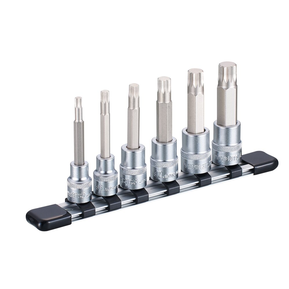 TONE前田 带夹座的三方位套筒套装TS306