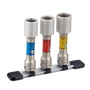 TONE前田 快速装配低矮长铝箔螺母套装带保护套HAPQF303LN