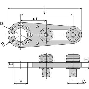 TONE前田 强力扳手反作用机300PNHS