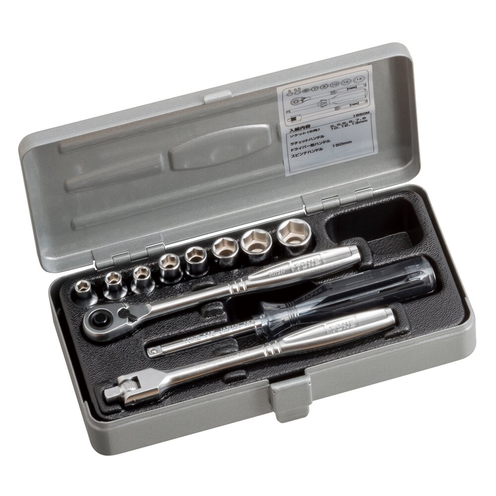 TONE前田 套筒扳手套装1850M