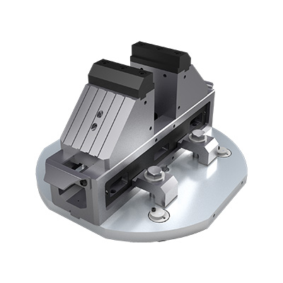 日本NABEYA锅屋 带内置Q锁和五轴虎钳的圆形替换板RMCQ500-100